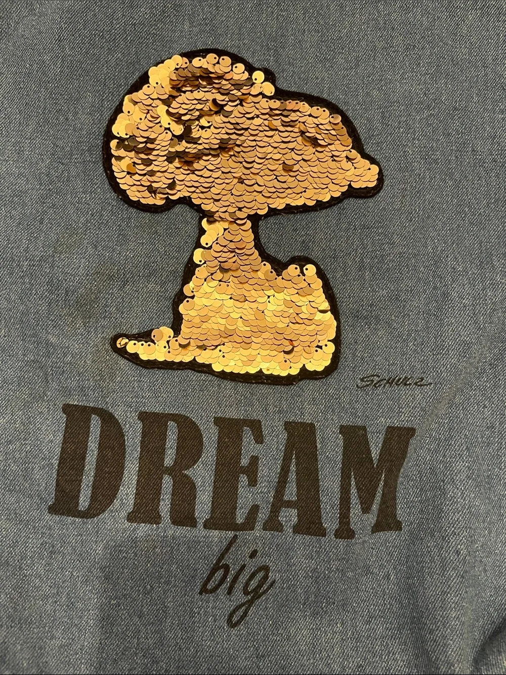Snoopy x‎ Innisfree denim tote bag